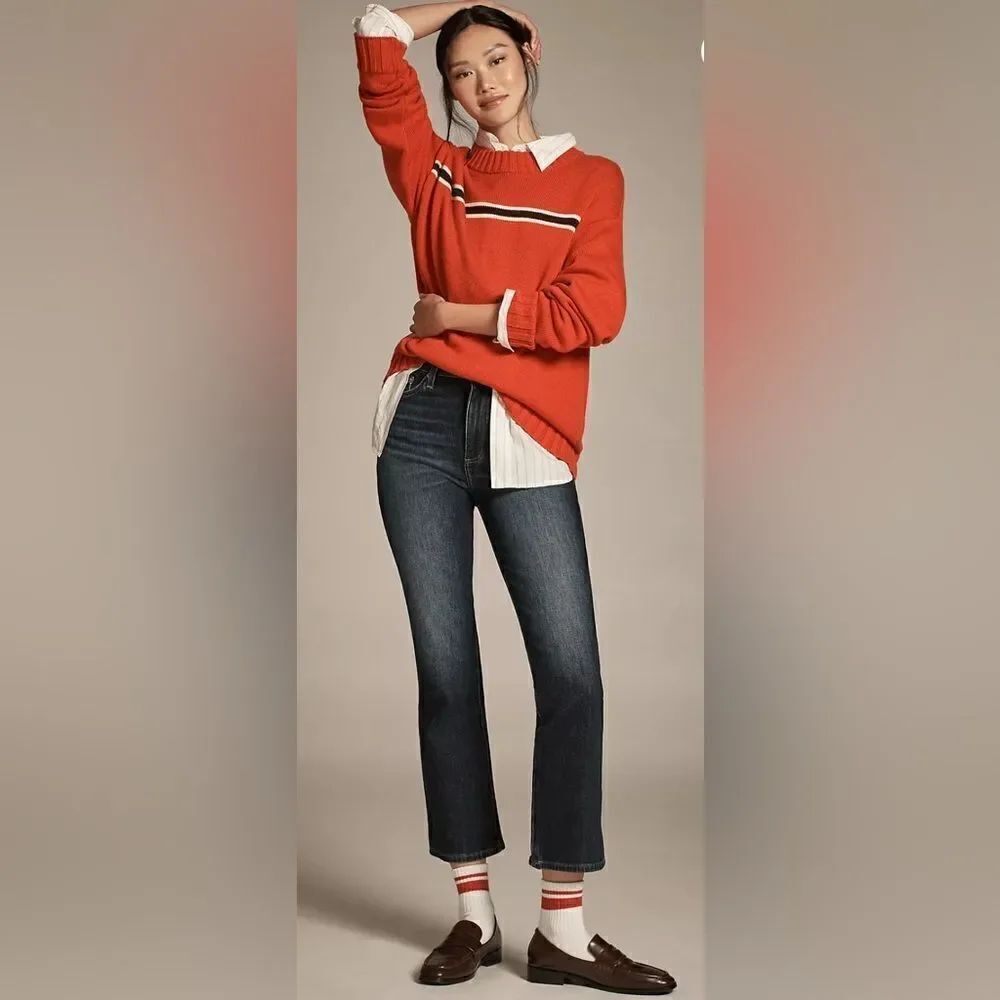 NWT Pistola Lennon High Rise Cropped Bootcut Jeans in Joyride Size 32
